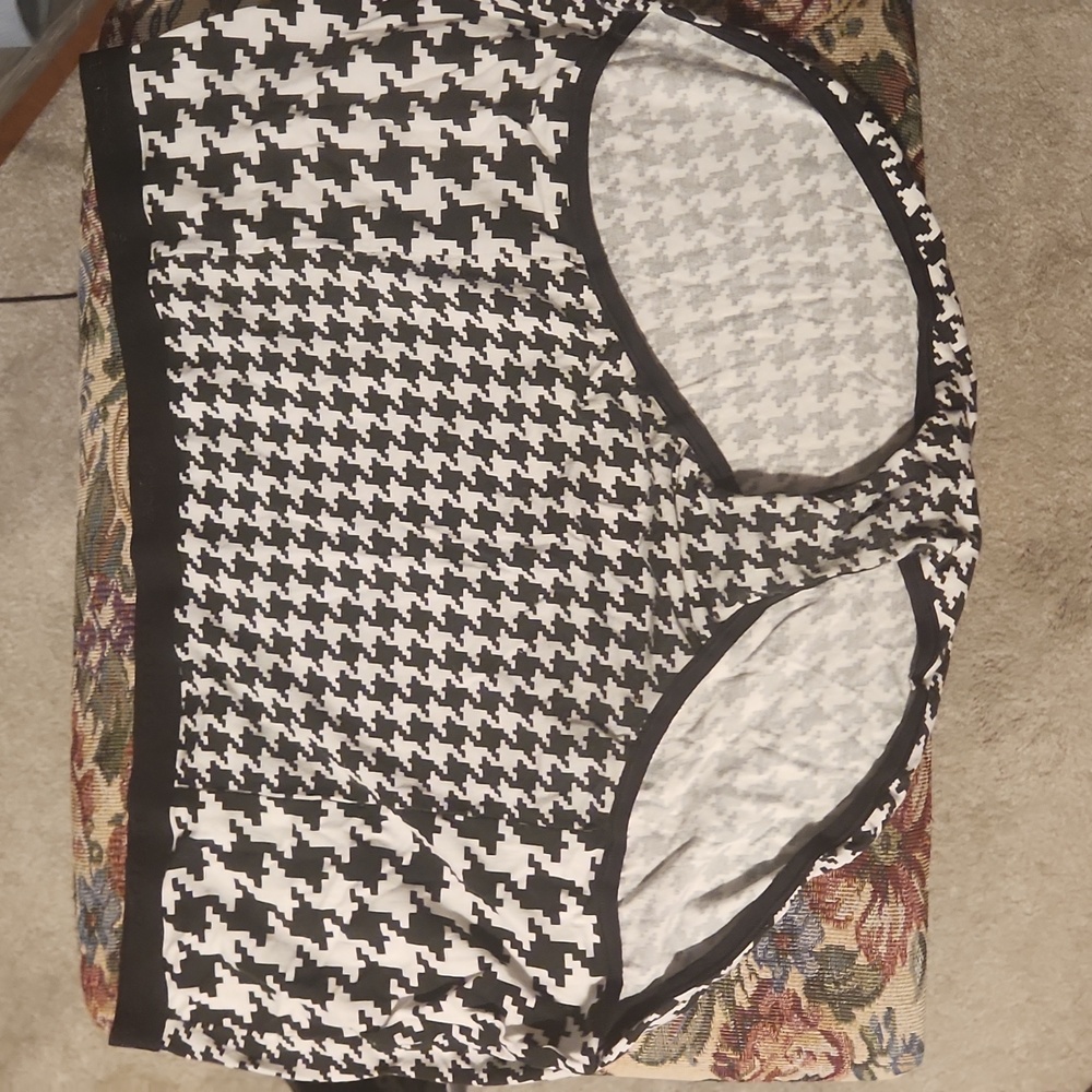 Black anf white cotton panties